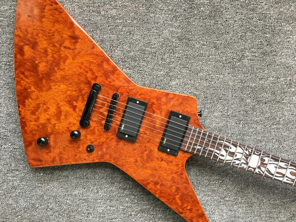 Explorer Electric Guitar Rare Heavy Metallic James Hetfield Kenneth Lawrence Ebony Fretboard Top Quilted Bubinga
Explorer Electric Guitar Rare Heavy Metallic James Hetfield Kenneth Lawrence Ebony Fretboard Top Quilted Bubinga