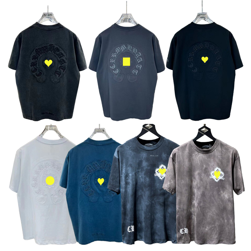 Summer Mens T-Shirts Women Designers Loose Tees chrome Brands heart shirts Mans Casual Shirt Luxurys Clothing Street Shorts Sleeve Chromees hearts tshirt, 19
Summer Mens T-Shirts Women Designers Loose Tees chrome Brands heart shirts Mans Casual Shirt Luxurys Clothing Street Shorts Sleeve Chromees hearts tshirt, 19