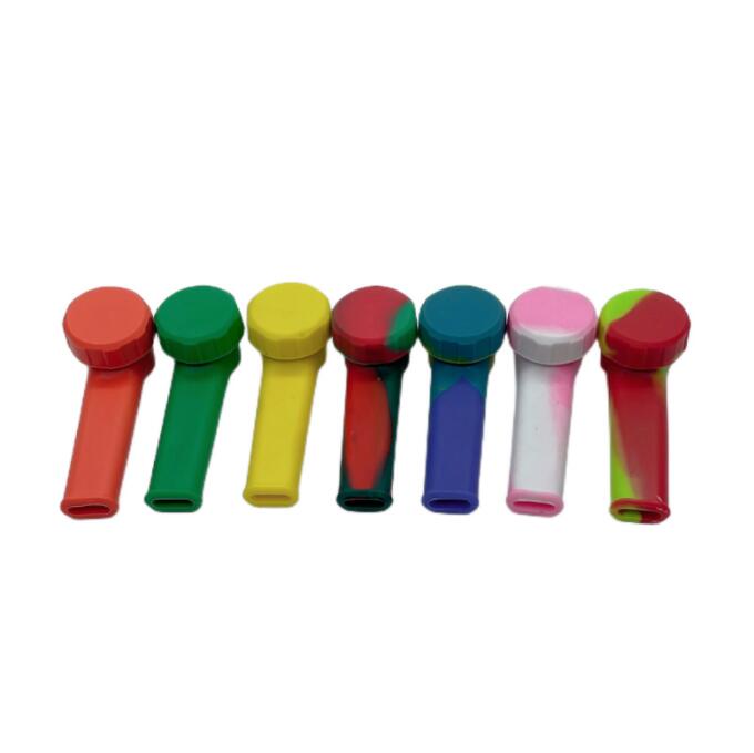 Latest Silicone Smoking Pipe Display package Spoon hand Tobacco pipes With Metal Bowl Multi Colors Shisha Holder Accessories Tool Oil Rigs
Latest Silicone Smoking Pipe Display package Spoon hand Tobacco pipes With Metal Bowl Multi Colors Shisha Holder Accessories Tool Oil Rigs