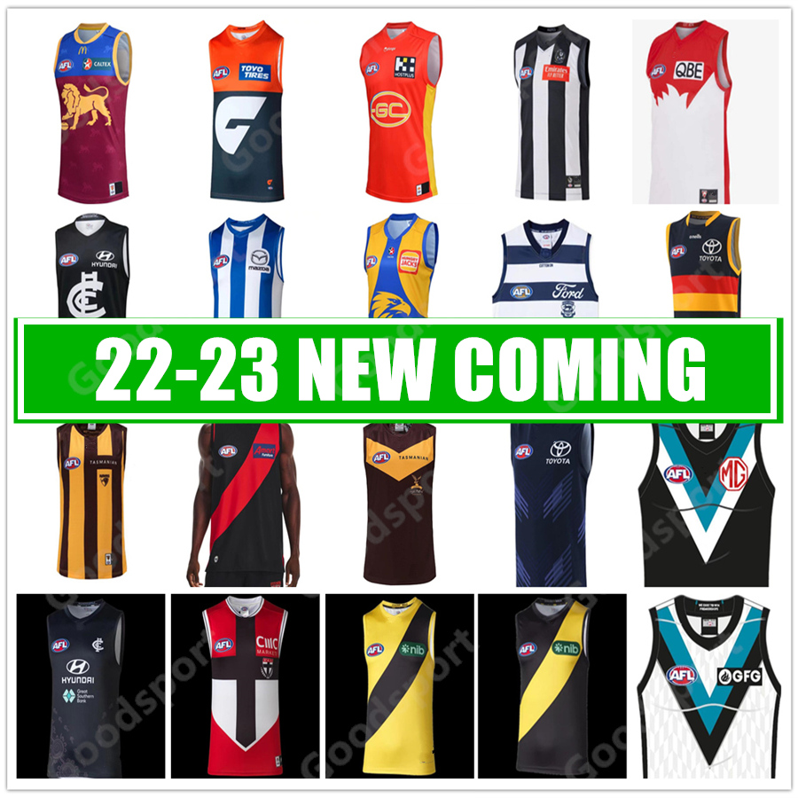 23 24 AFL port Adelaide crows Karnten jersey Essendon Bombers St Kilda Brisbane Lions fremantle dockers tank top gold coast suns Hawthorn Hawks vest Rules shirt giant, 2223
23 24 AFL port Adelaide crows Karnten jersey Essendon Bombers St Kilda Brisbane Lions fremantle dockers tank top gold coast suns Hawthorn Hawks vest Rules shirt giant, 2223