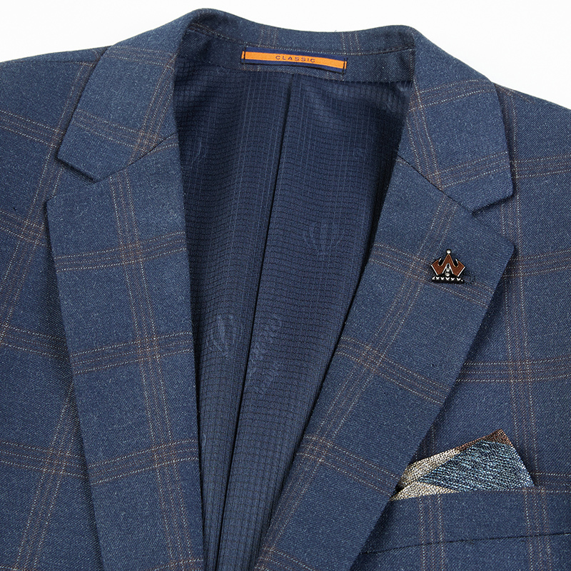 Men's Suits Blazers High-quality Blazer Trousers Men's Italian Style Elegant Fashion Simple Business Casual Gentleman Dress Two-piece Suit 2