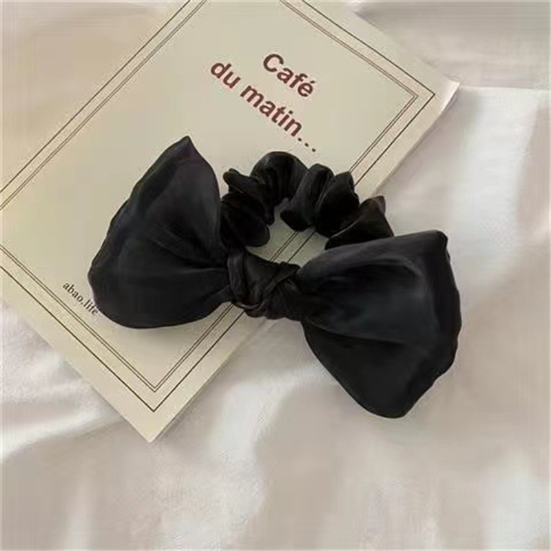 Luxury Designer For Woman Designer Rings Jewelry, Pearlescent Bow Tie: Fairy Accessories With Ribbon, Metal Hair Rings, Korean Style Rope For Women & 