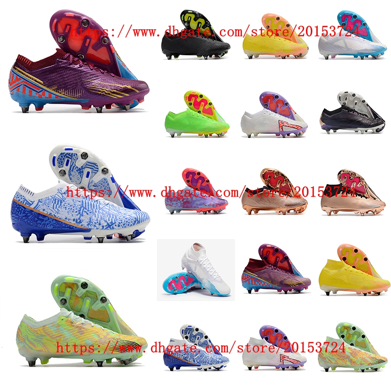 2023 New Men Soccer Shoes ZoomeS Mercurial Superfly IX Elite SG Cleats Breathable Football Boots Professional Playing Field Adult Sneakers, As picture 4
2023 New Men Soccer Shoes ZoomeS Mercurial Superfly IX Elite SG Cleats Breathable Football Boots Professional Playing Field Adult Sneakers, As picture 4