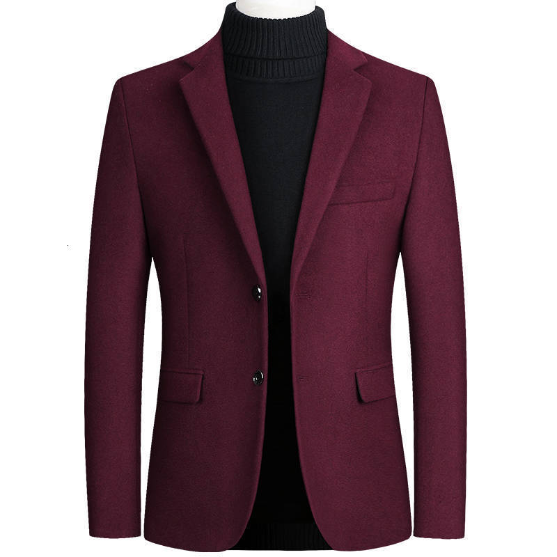 Men's Suits Blazers Blazer Men Jakcet Fashion Men's Suits Wool Suit Jackets Slim Woolen Coats Men's Business Casual Coat 230328