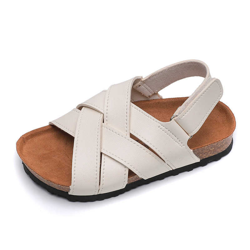 Sandals Summer Pu Leather Sandals Baby Girls Soft Casual Shoes Children Beach Sandals Boys Brand Shoes 2023 Fashion Sport Sandals A964 W0327