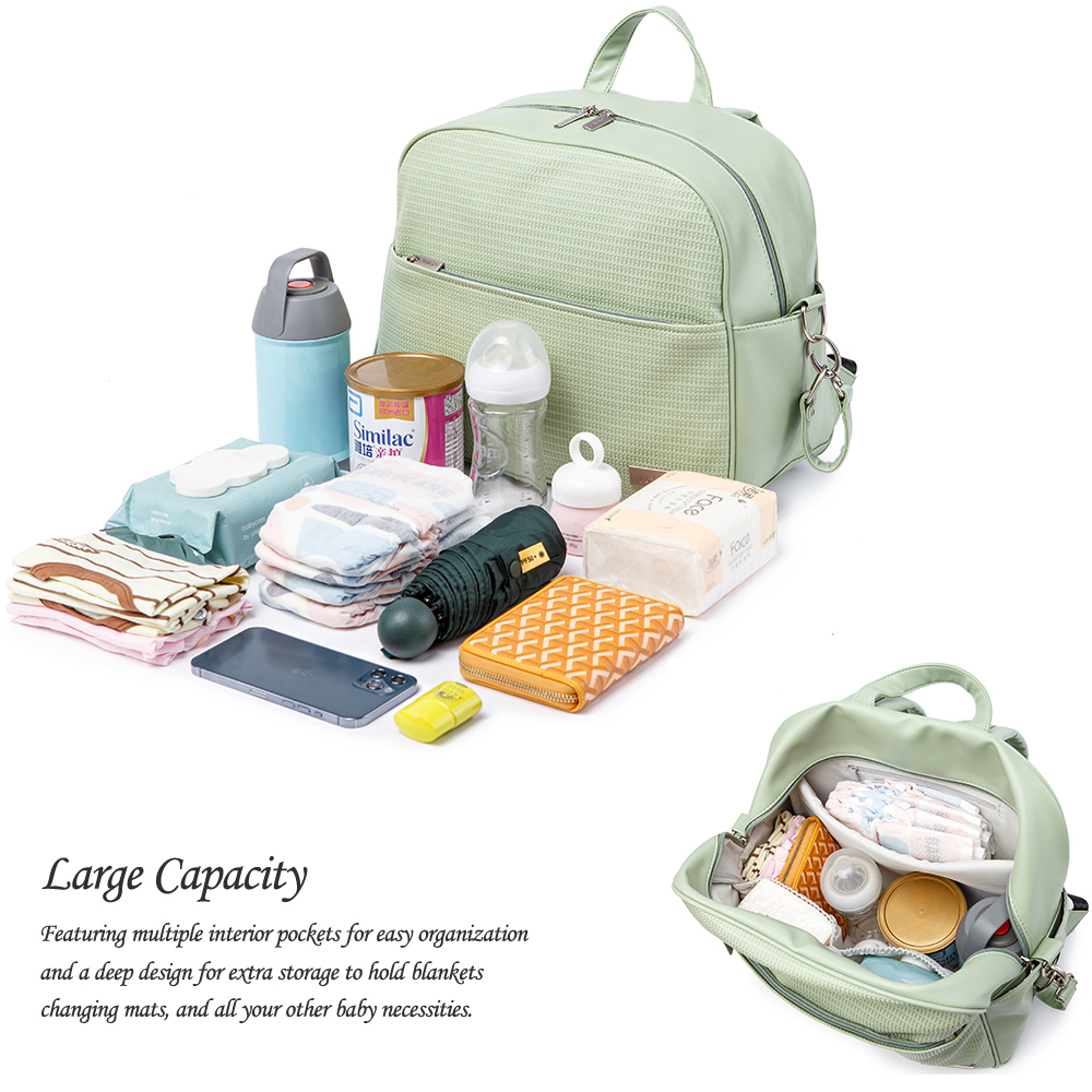 Diaper Bags Soboba Backpack for born Baby Waterproof Multifunction Travel Nappy Changing Patchwork Stylish 230328