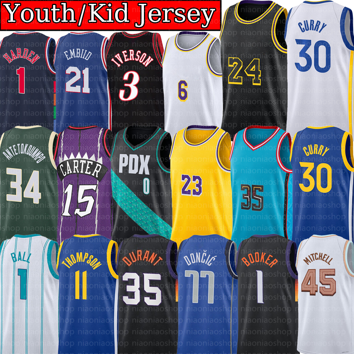 Stitched Youth Kid 6 jaMes 23 Lebron Basketball Jerseys Kevin Durant Stephen Curry Lillard Carter brYant Doncic mIchael Booker Iverson Tatum Bird Youth Jersey, Youth/kid jersey
Stitched Youth Kid 6 jaMes 23 Lebron Basketball Jerseys Kevin Durant Stephen Curry Lillard Carter brYant Doncic mIchael Booker Iverson Tatum Bird Youth Jersey, Youth/kid jersey
