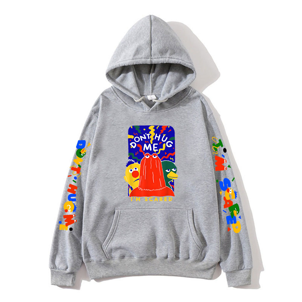 Men s Hoodies Sweatshirts Dont Hug Me Im Scared Cartoon Graphic Men Women Clothing Male Top Unisex Autumn Winter Sudadera Y2k Clothes 230328