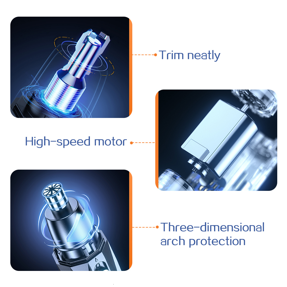 Clippers Trimmers Trimmer for Nose Ear Hairs Male Epilator Men Cleaning Tool Ears Trimer Beard Mustache Hair Cutter Eyebrows 230328