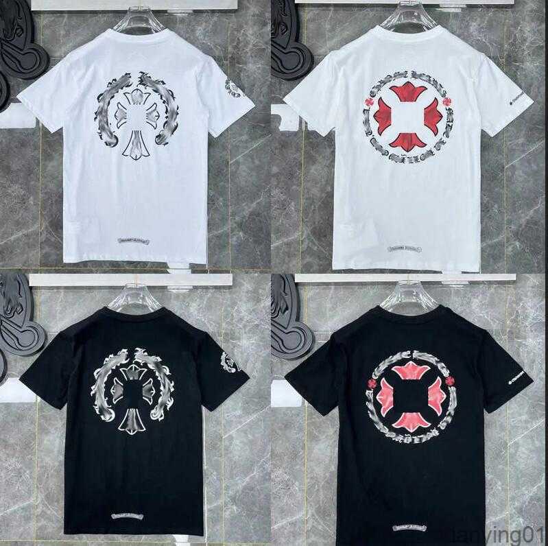 Fashion Mens Classic t Shirts Brand Top T-shirts Ch White Short Sweater Casual Embossed Letter Horseshoe Sanskrit Cross Pattern Designers Tees Women Tshirts y77, 01
Fashion Mens Classic t Shirts Brand Top T-shirts Ch White Short Sweater Casual Embossed Letter Horseshoe Sanskrit Cross Pattern Designers Tees Women Tshirts y77, 01