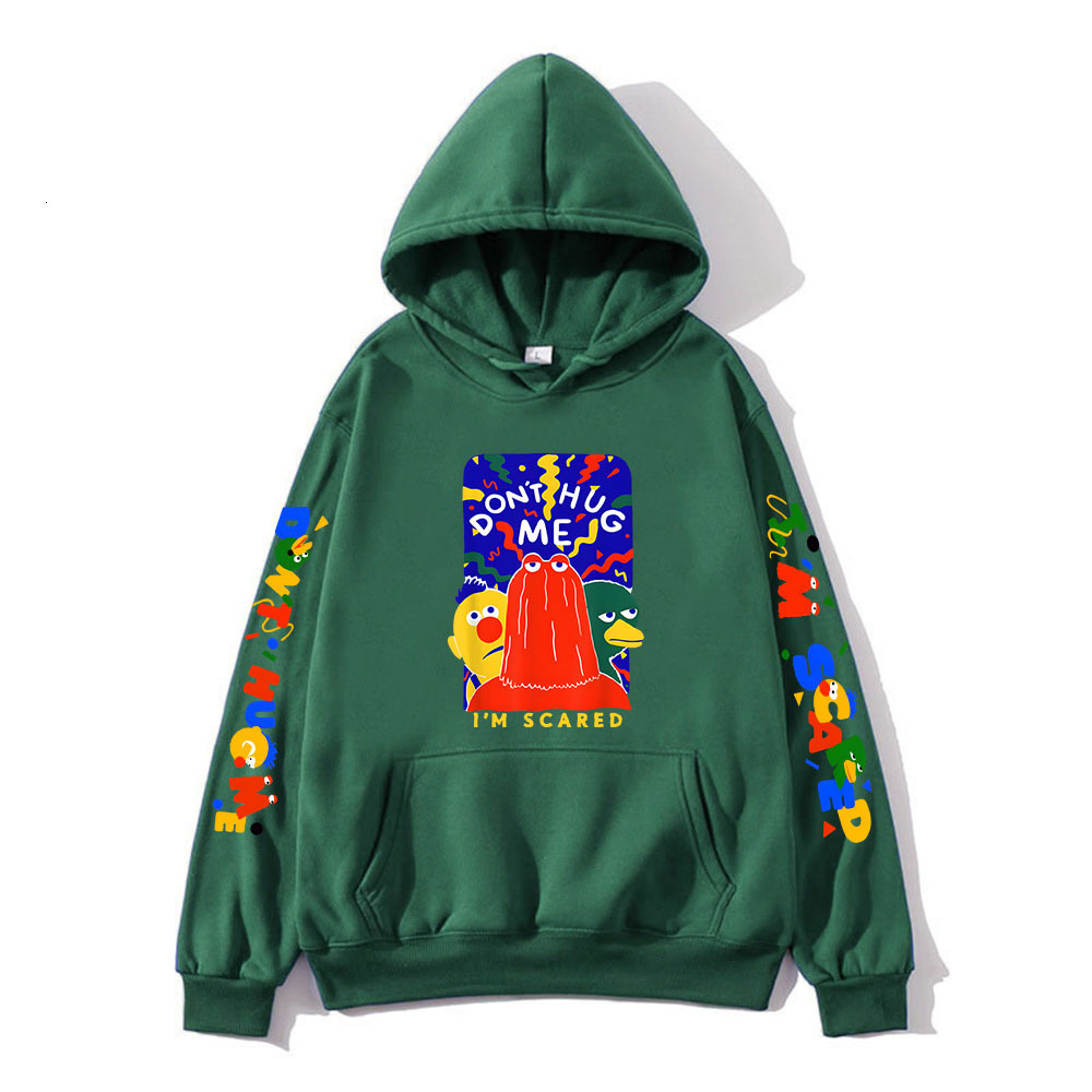 Men s Hoodies Sweatshirts Dont Hug Me Im Scared Cartoon Graphic Men Women Clothing Male Top Unisex Autumn Winter Sudadera Y2k Clothes 230328