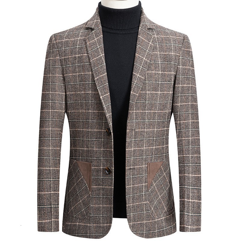 Men's Suits Blazers Business Casual Men's Blazers Suits Men Clothing Trend Coats Slim-fit Single Top 230328