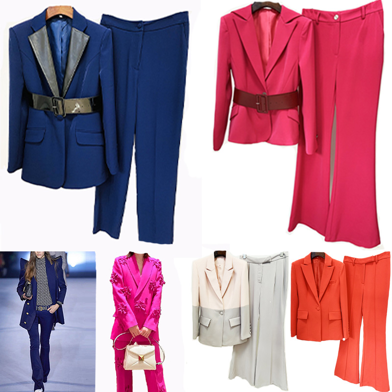 Womens Suits & Blazers Sets Spring Autumn Winter Casual Slim Woman Jackets Fashion Lady Office Suit Pockets Business Notched Coat 19 Colors Options S-XL
Womens Suits & Blazers Sets Spring Autumn Winter Casual Slim Woman Jackets Fashion Lady Office Suit Pockets Business Notched Coat 19 Colors Options S-XL