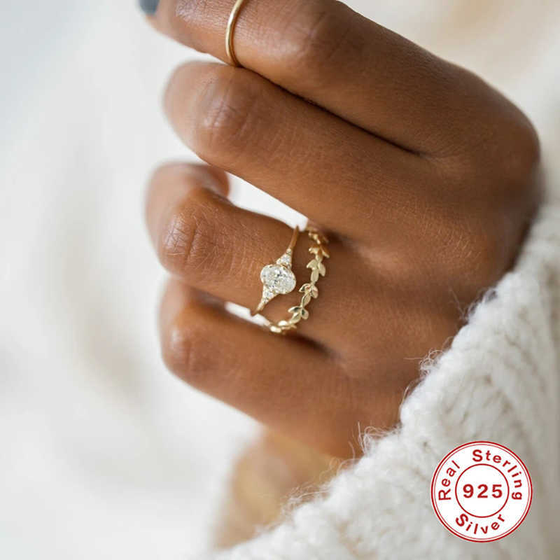 Band Rings ROXI Elegant Oval Gemstones Rings for Women Girls Wedding Ring 925 Sterling Silver Finger Rings Engagement Ring Jewelry Anillo Z0327