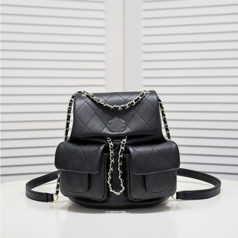 Luxury women's bag double backpack tote handbag 23P mini fashion 2 sizes can also be single shoulder bag everything large capacity travel shopping preferred, Black
Luxury women's bag double backpack tote handbag 23P mini fashion 2 sizes can also be single shoulder bag everything large capacity travel shopping preferred, Black