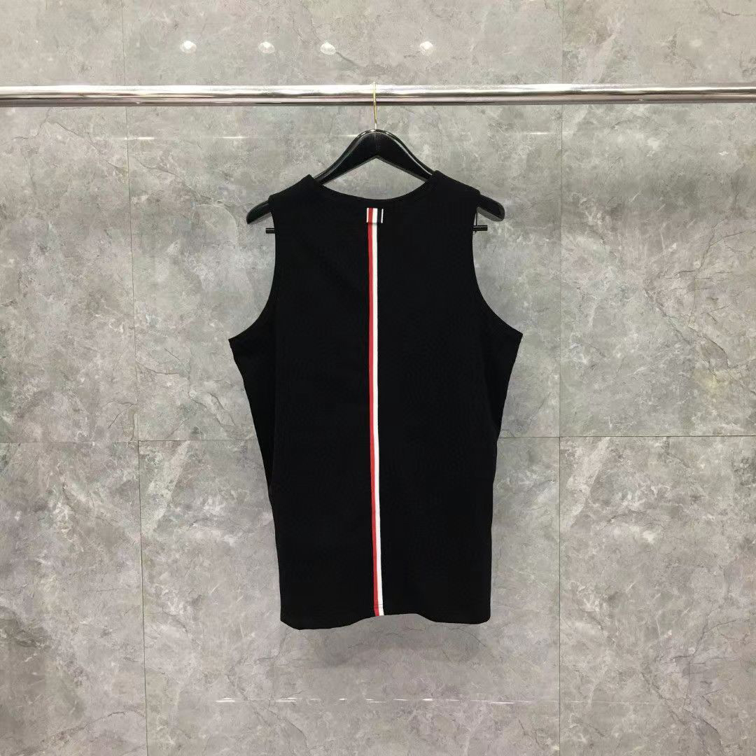 Summer T Shirt Sleeveless Designer Vest Breathable Mens Shirts Tank Striped Back Cotton Vests Asian Size -5XL, Black
Summer T Shirt Sleeveless Designer Vest Breathable Mens Shirts Tank Striped Back Cotton Vests Asian Size -5XL, Black