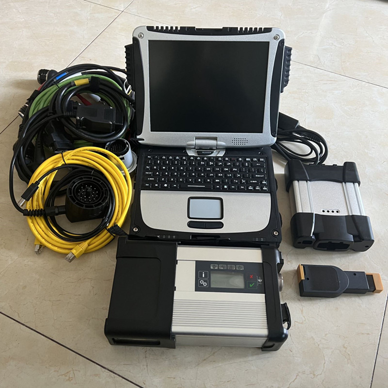 2024 super 2in1 diagnostic tool for BMW ICOM NEXT for sd connect WIFI mb star c5 with cf19 I5 laptop 8g toughbook ready use