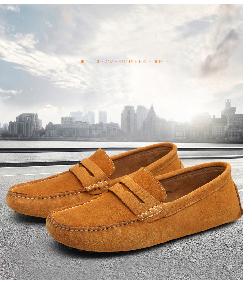 Dress High Quality Leather Loafers Casual Moccasins Slip On Mens Flats Fashion Men Male Driving Shoes Size 38-49 dh1102140750