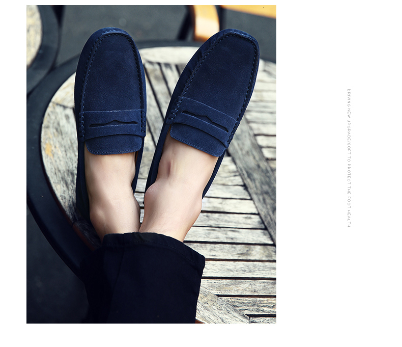 Dress High Quality Leather Loafers Casual Moccasins Slip On Mens Flats Fashion Men Male Driving Shoes Size 38-49 dh1102140750