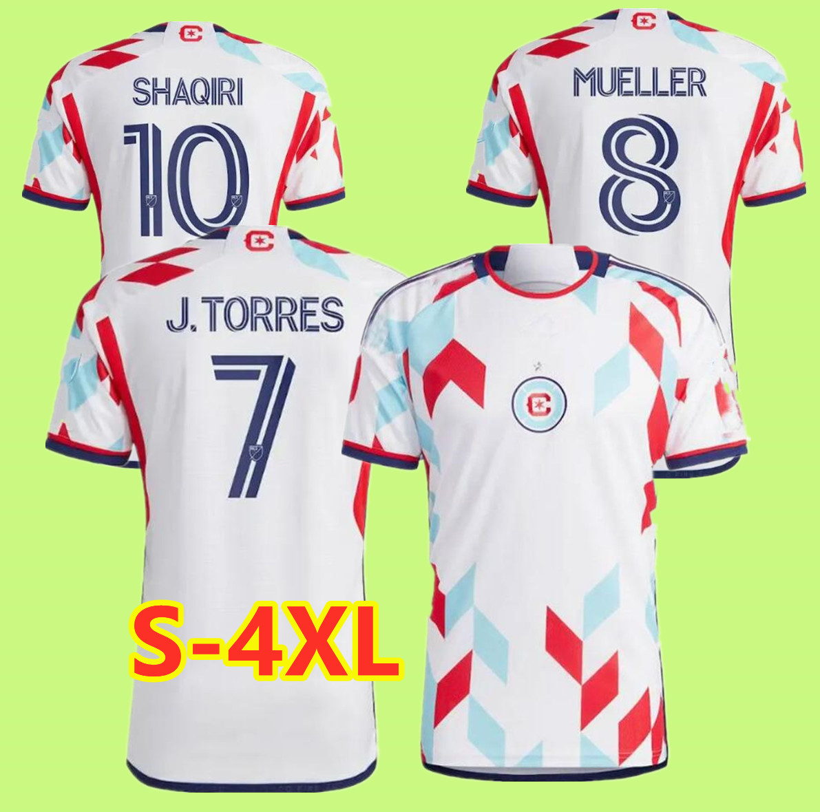 2023 CHICAGO WHITE fire soccer jerseys away SHAQIRI 10 J.TORRES 7 MUELLER 8 GUTIERREZ 40 23 24 jersey football shirts top 2024 fan man FANS player version, Black
2023 CHICAGO WHITE fire soccer jerseys away SHAQIRI 10 J.TORRES 7 MUELLER 8 GUTIERREZ 40 23 24 jersey football shirts top 2024 fan man FANS player version, Black