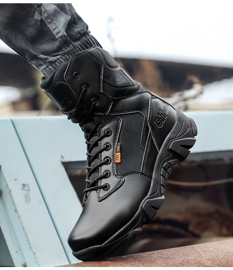 High Quality Military Leather for Men Combat Infantry Tactical Boots Askeri Bot Bots Army Shoes Waterproof dh2334238