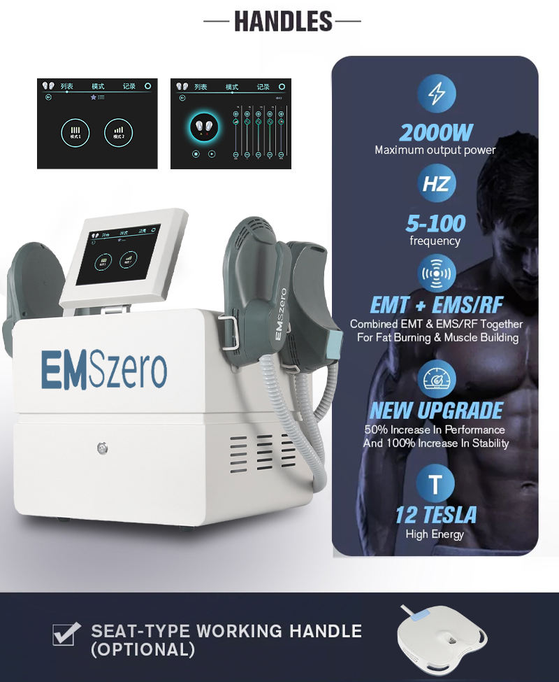 Professional Muscle Training Portable 2 Or 4 Handles Fat Loss Electric Muscle Stimulator Ems Muscle Electric Slimming Machine
Professional Muscle Training Portable 2 Or 4 Handles Fat Loss Electric Muscle Stimulator Ems Muscle Electric Slimming Machine