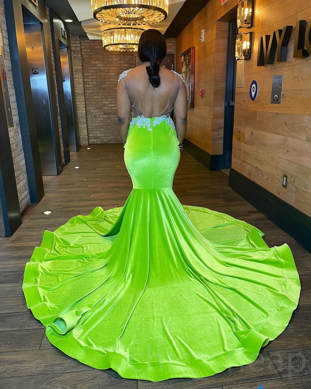 2023 Arabic Aso Ebi Green Mermaid Prom Dresses Beaded Lace Evening Formal Party Second Reception Birthday Engagment Gowns Dress ZJ2021