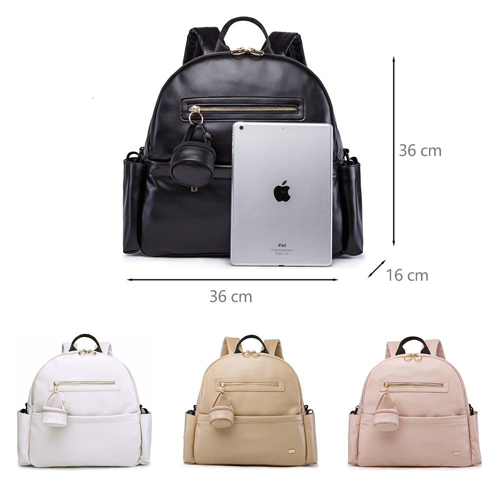 Diaper Bags Soboba for born Baby Smooth Large Capacity Waterproof Nappy Changing with Pacifier Travel Backpack 230328