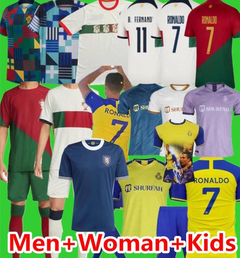 Al Nassr FC soccer jerseys 2022 Portugal CR7 MEN KIDS WOMEN Ronaldo BERNARDO JOAO FELIX child football shirts boys 22 23 long sleeve Scotland 150th, Home
Al Nassr FC soccer jerseys 2022 Portugal CR7 MEN KIDS WOMEN Ronaldo BERNARDO JOAO FELIX child football shirts boys 22 23 long sleeve Scotland 150th, Home