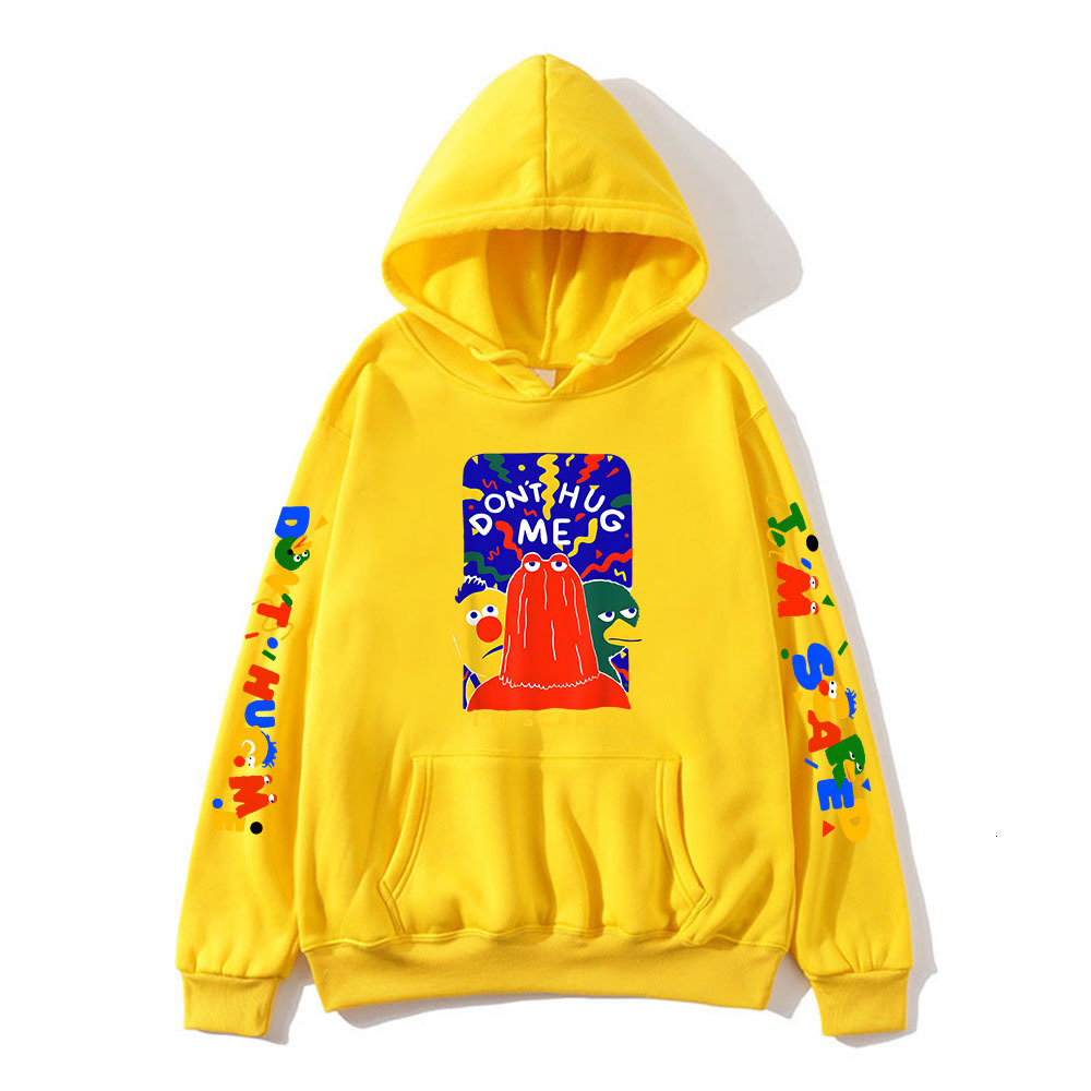 Men s Hoodies Sweatshirts Dont Hug Me Im Scared Cartoon Graphic Men Women Clothing Male Top Unisex Autumn Winter Sudadera Y2k Clothes 230328