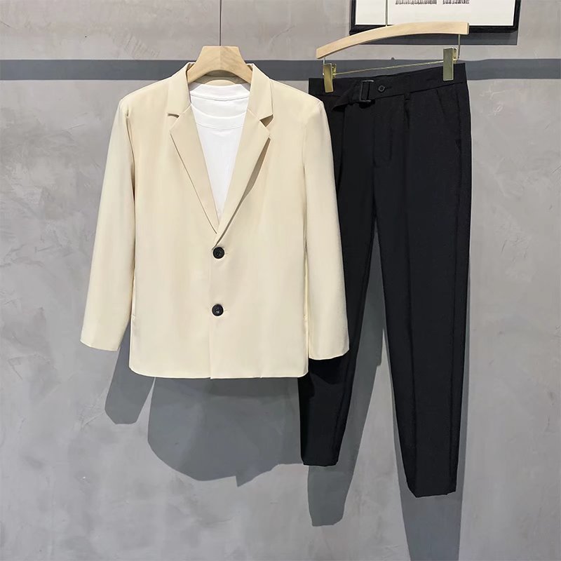 Men's Suits Blazers Men Clothing Blazer Coat Spring Autumn Causal Korean Fashion Business Office Suit Jacket Male Streetwear 230328