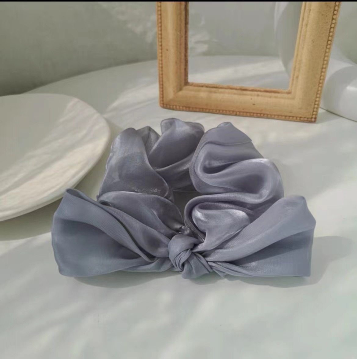 Luxury Designer For Woman Designer Rings Jewelry, Pearlescent Bow Tie: Fairy Accessories With Ribbon, Metal Hair Rings, Korean Style Rope For Women & 