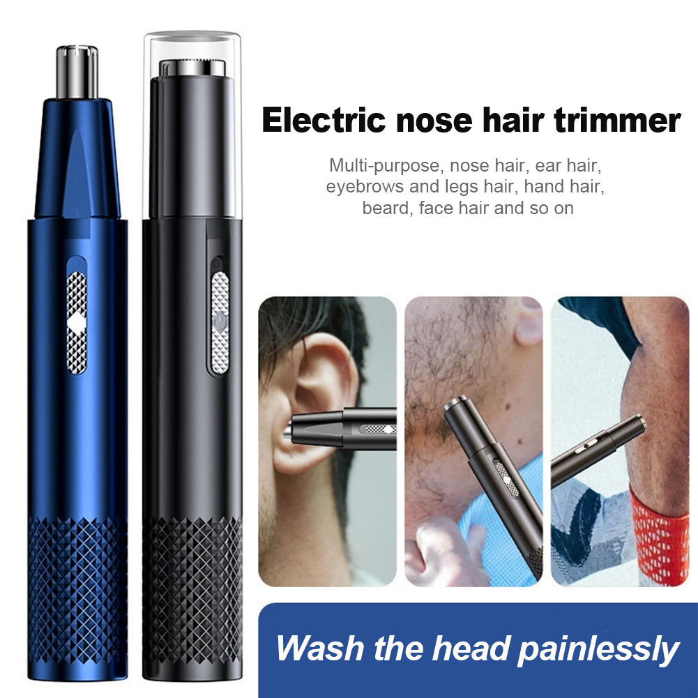 Clippers Trimmers Electric Nose Hair Men Women Ear Razor Removal Shaving Tool Face Care Rechargeable for 230328