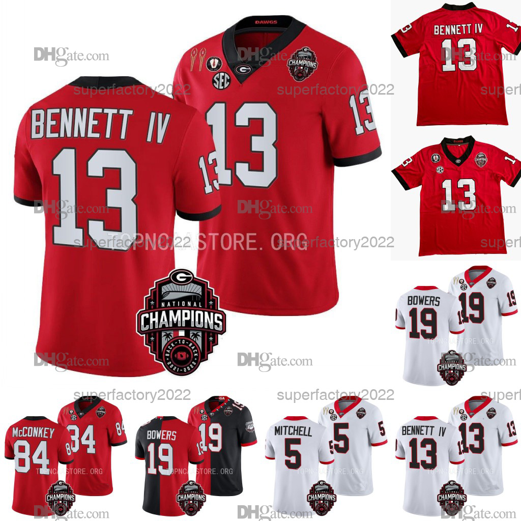 UGA Georgia Football Jersey 2023 National Champions Jersey Stetson Bennett IV Milton Kenny McIntosh Edwards Ladd McConkey Mitchell Starks Bowers, 6 bill russell
UGA Georgia Football Jersey 2023 National Champions Jersey Stetson Bennett IV Milton Kenny McIntosh Edwards Ladd McConkey Mitchell Starks Bowers, 6 bill russell