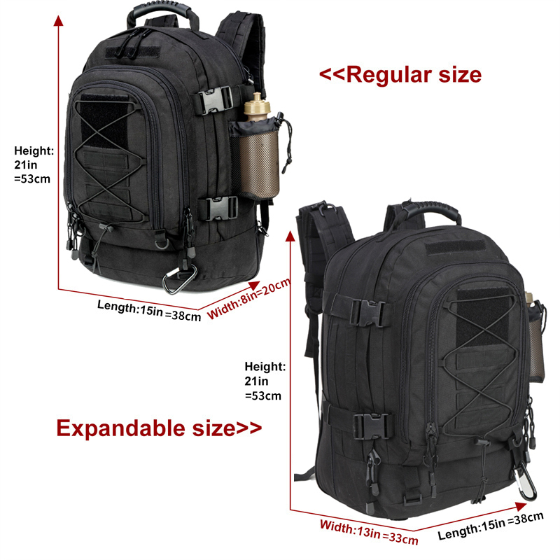 School Bags Large 60L Tactical Backpack for Men Women Outdoor Water Resistant Hiking s Travel Laptop s 230328