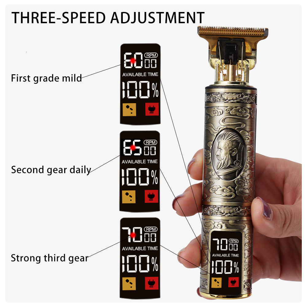 Hair Trimmer Vintage T9 mens Electric Shaver for men Cutting Machine Shaving Clipper Professional Beard man drop 230328
