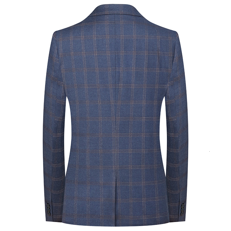 Men's Suits Blazers High-quality Blazer Trousers Men's Italian Style Elegant Fashion Simple Business Casual Gentleman Dress Two-piece Suit 2