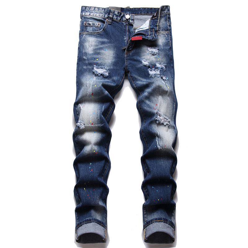 Mens Jeans Stree Denim Tears Luxury Designer Men Embroidery Pants Fashion Holes Trousers Clothing US Size 28-38 2023 2KAP, 10
Mens Jeans Stree Denim Tears Luxury Designer Men Embroidery Pants Fashion Holes Trousers Clothing US Size 28-38 2023 2KAP, 10