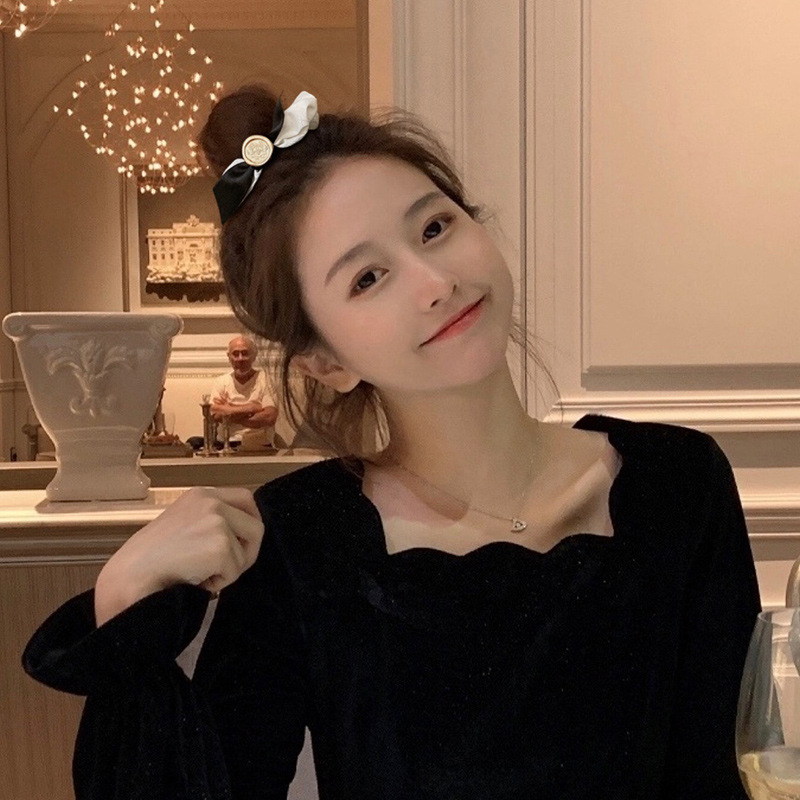 Luxury Designer For Woman Designer Vintage-Inspired Tie for woman With Leather Ribbons - Elegant Mesh & Satin Hair Rope For Women Free Ship Ship