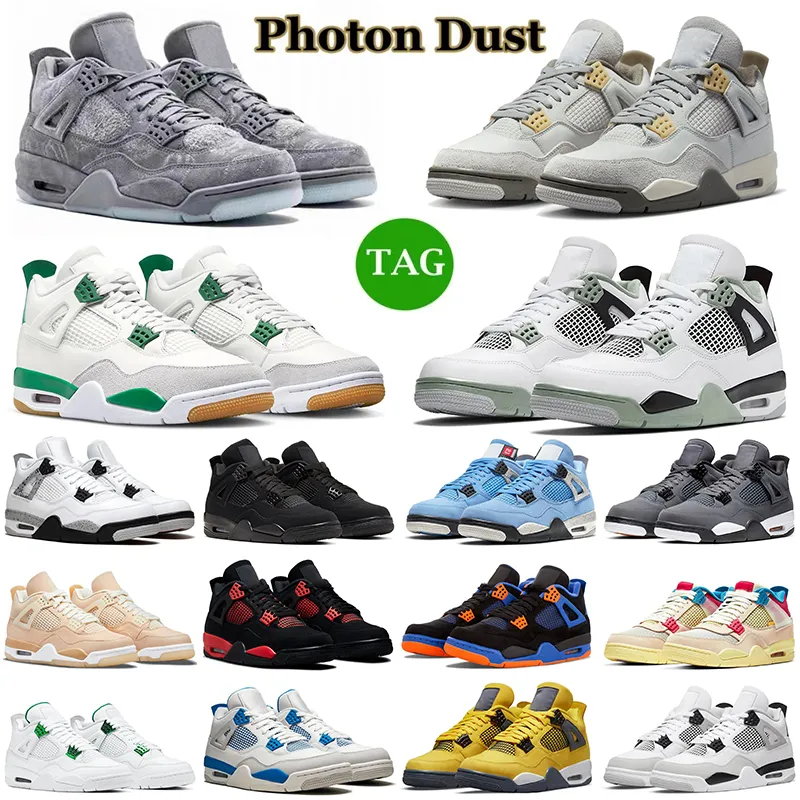 2023 Release 4 4s mens basketball shoes Pine Green Military Black Cat Red Cement Photon Dust Thunder Royalty bred UNC Midnight Navy Seafoam men women sports sneakers, 04
2023 Release 4 4s mens basketball shoes Pine Green Military Black Cat Red Cement Photon Dust Thunder Royalty bred UNC Midnight Navy Seafoam men women sports sneakers, 04