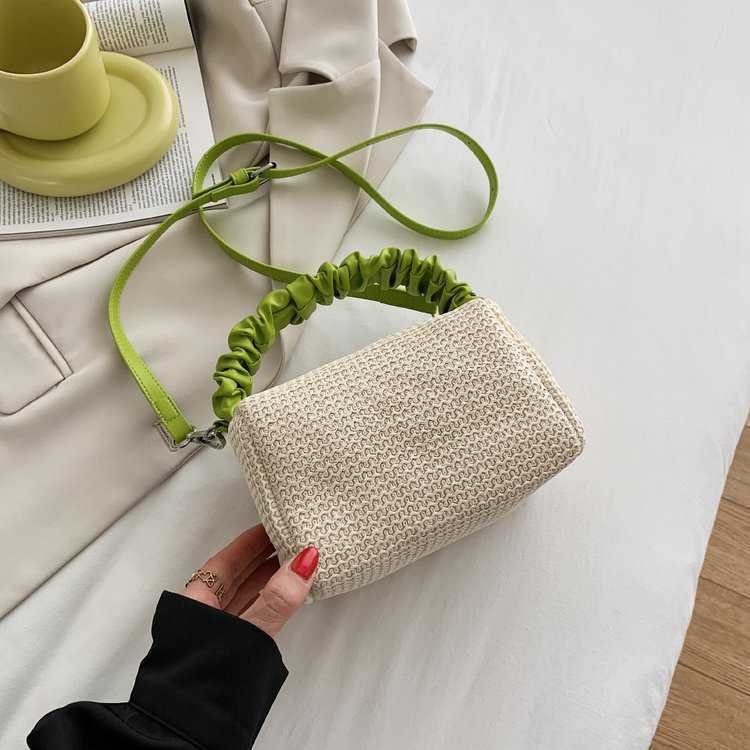 Beach Bags Straw Bag Female Cloud 2023 Woven Fashion Hand Leisure Vacation One Shoulder Diagonal Beach 230327