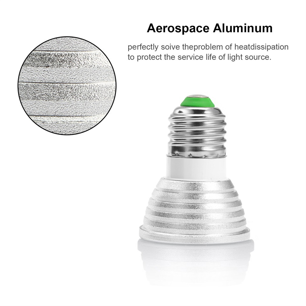 RGB 5W Spotlights E27 GU10 GU5.3 MR16 Dimmable LED Bulb Lamp Colorful atmosphere lights with Remote Controller CE RoHS Certificate approved