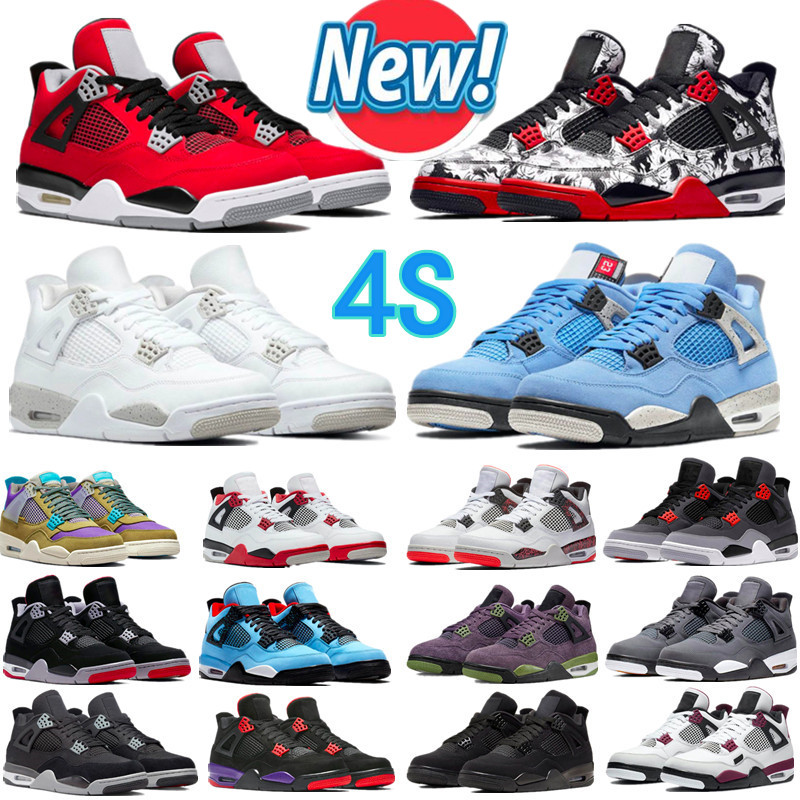Infared 4 4s Sports Basketball Shoes Jumpman University Blue Mens Military Black Cement Cat White Oreo Lightning CAVS Mushroom What The Royalty Trainer Sneakers, Nior
Infared 4 4s Sports Basketball Shoes Jumpman University Blue Mens Military Black Cement Cat White Oreo Lightning CAVS Mushroom What The Royalty Trainer Sneakers, Nior