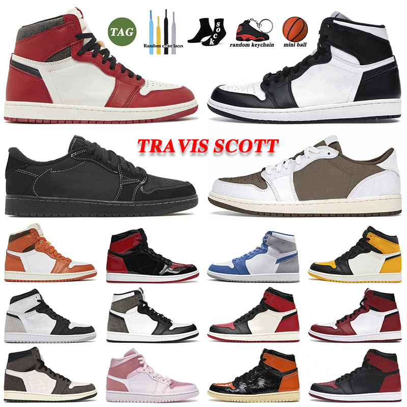1s basketball shoes low high jumpmans 1 mid 1s panda travis Black Phantom Lost and Found Mocha Patent Bred Toe Pink mens womens trainers sports sneakers, #27
1s basketball shoes low high jumpmans 1 mid 1s panda travis Black Phantom Lost and Found Mocha Patent Bred Toe Pink mens womens trainers sports sneakers, #27