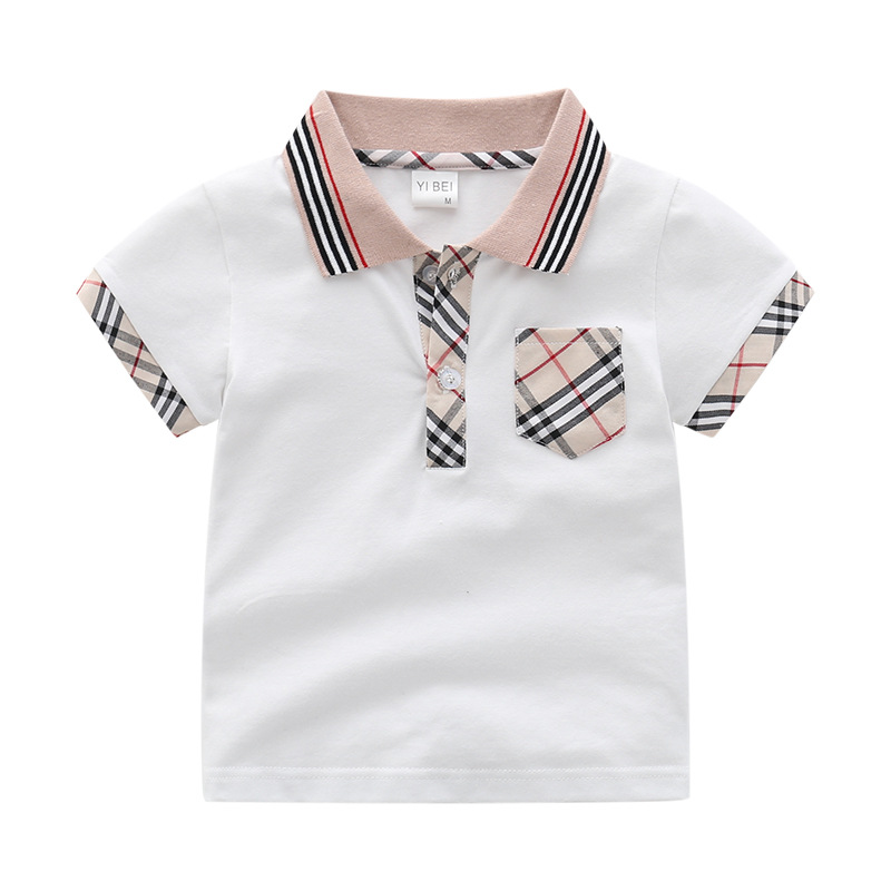 Designers Clothes Toddler Boys Girls Polos Summer Fashion Kids Clothes Striped Short Sleeve Shirts Baby Children Sport Costume