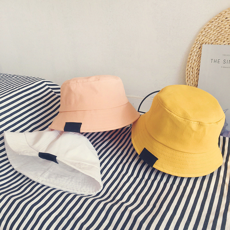 Caps Hats Spring Summer Baby Candy Colors Wild Boy Girl Bucket Cute Kids Sun Outdoor Infant Toddler Children Beach 230328