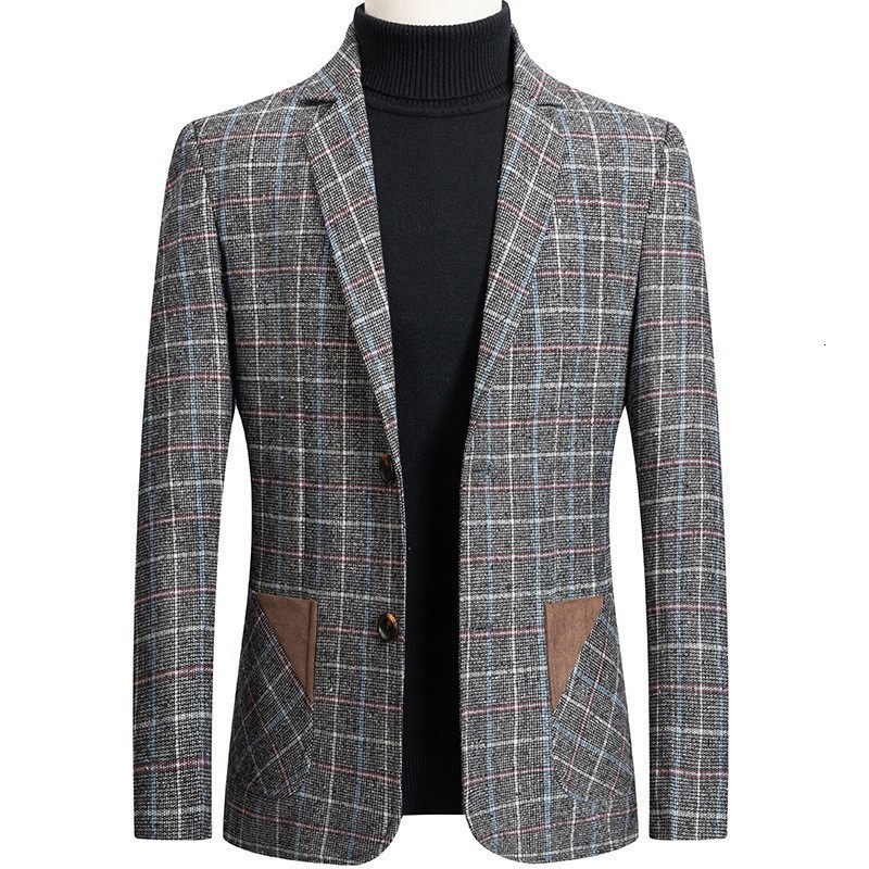 Men's Suits Blazers Business Casual Men's Blazers Suits Men Clothing Trend Coats Slim-fit Single Top 230328