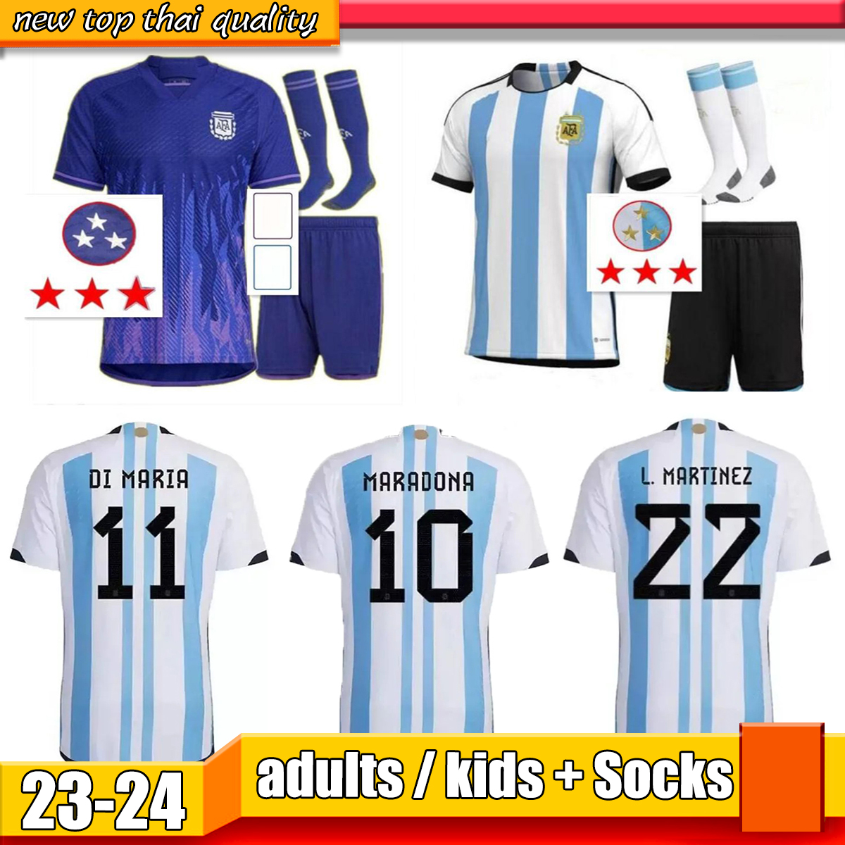 22 23 MARTINEZ Argentina soccer Jerseys 2022 2023 TAGLIAFICO J. Correa Lanzini KUN AGUERO LO CELSO DYBALA Jerseys de futbol Football shirt set uniforms socks, 03
22 23 MARTINEZ Argentina soccer Jerseys 2022 2023 TAGLIAFICO J. Correa Lanzini KUN AGUERO LO CELSO DYBALA Jerseys de futbol Football shirt set uniforms socks, 03