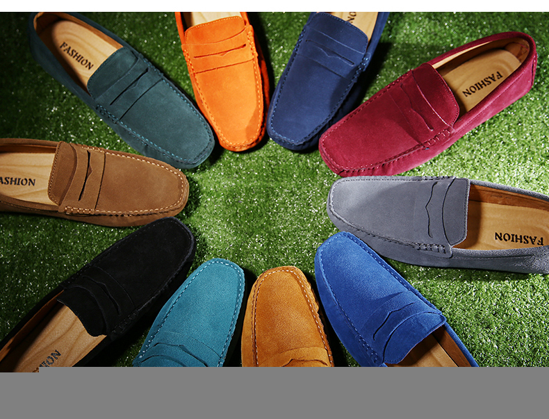 Dress High Quality Leather Loafers Casual Moccasins Slip On Mens Flats Fashion Men Male Driving Shoes Size 38-49 dh1102140750