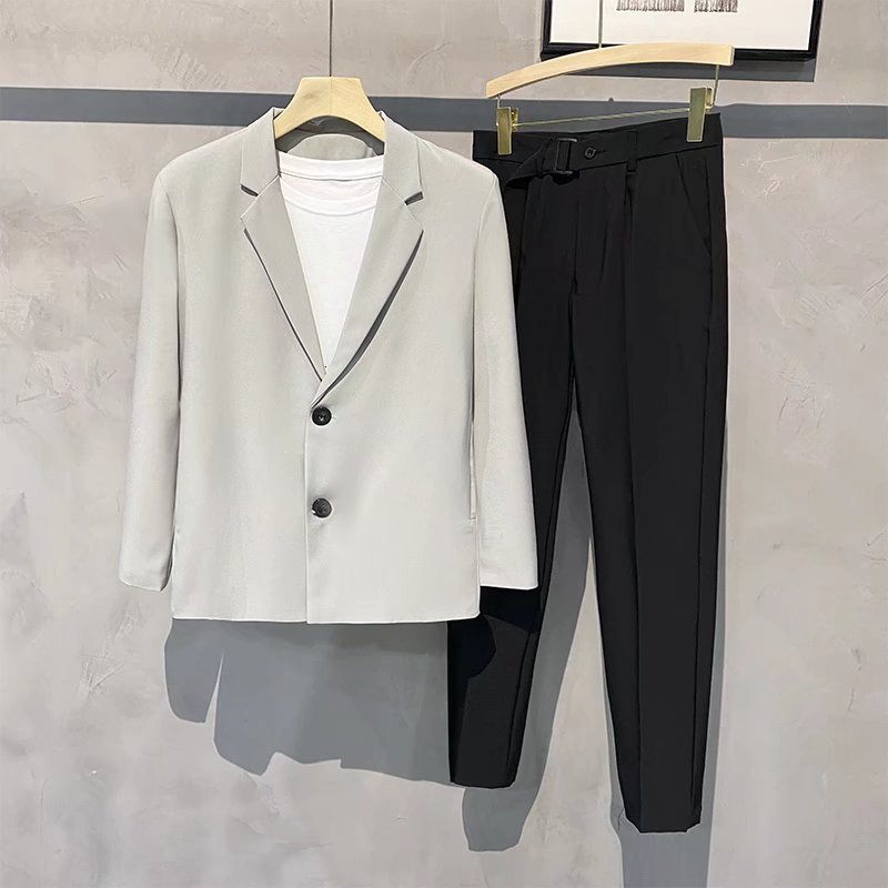 Men's Suits Blazers Men Clothing Blazer Coat Spring Autumn Causal Korean Fashion Business Office Suit Jacket Male Streetwear 230328